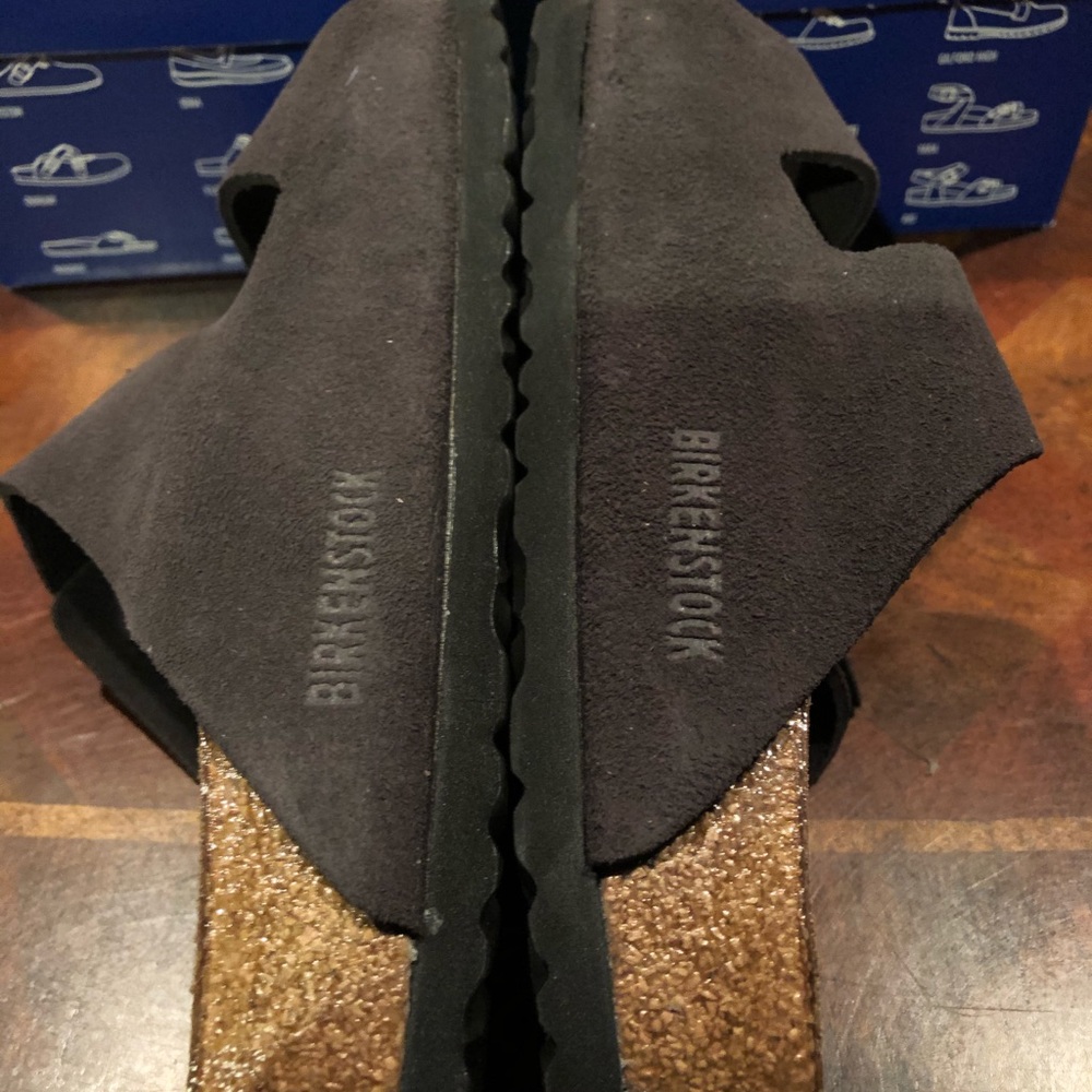 Birkenstock Arizona velvet grey suede asst u - Picture 2 of 5